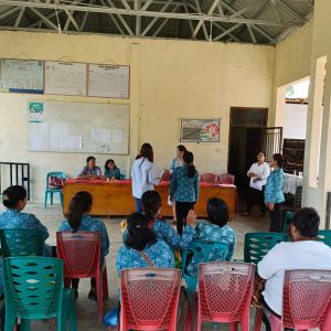 TP PKK KECAMATAN SILAEN MONITORING PERSIAPAN PKK DESA OMBUR