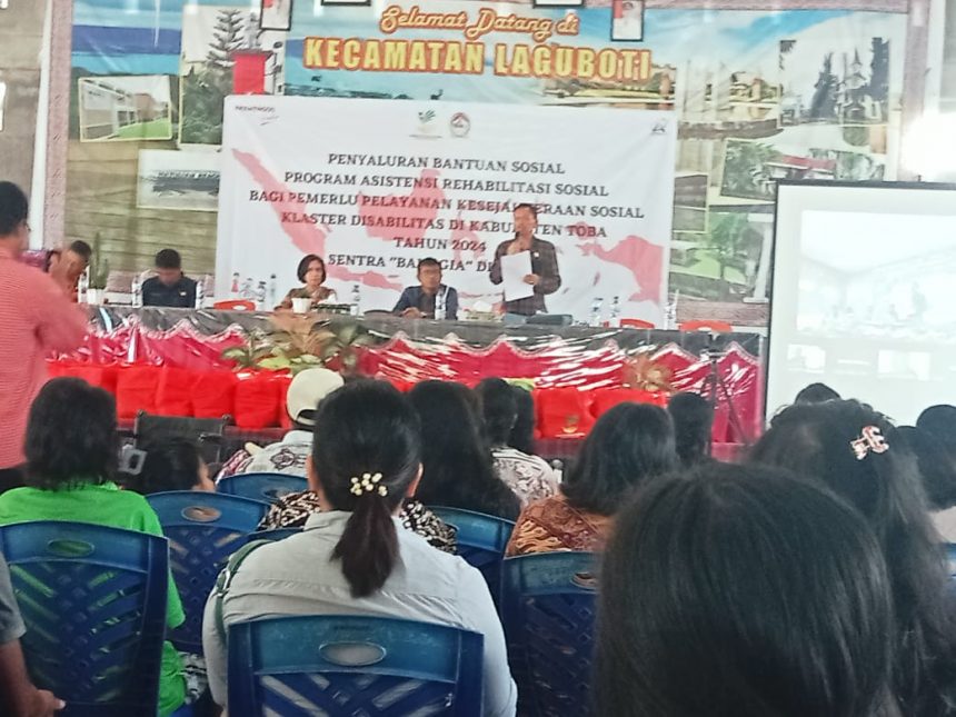 PENYALURAN BANTUAN SOSIAL PROGRAM ASISTENSI REHABILITASI SOSIAL BAGI PEMERLU PELAYANAN KESEJAHTERAAN SOSIAL KLASTER DISABILITAS DI KABUPATEN TOBA TAHUN 2024