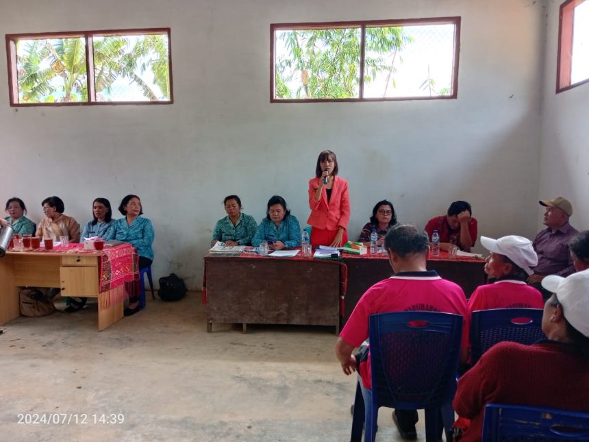 PEMBINAAN OPD KABUPATEN TOBA di DESA PANINDII DESA BINAAN PKK KATEGORI PTP2WKSS