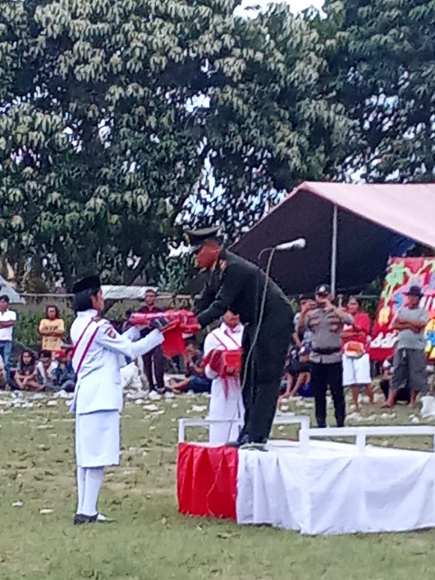 UPACARA PENURUNAN BENDERA, TERIMA KASIH PASKIBRA KECAMATAN