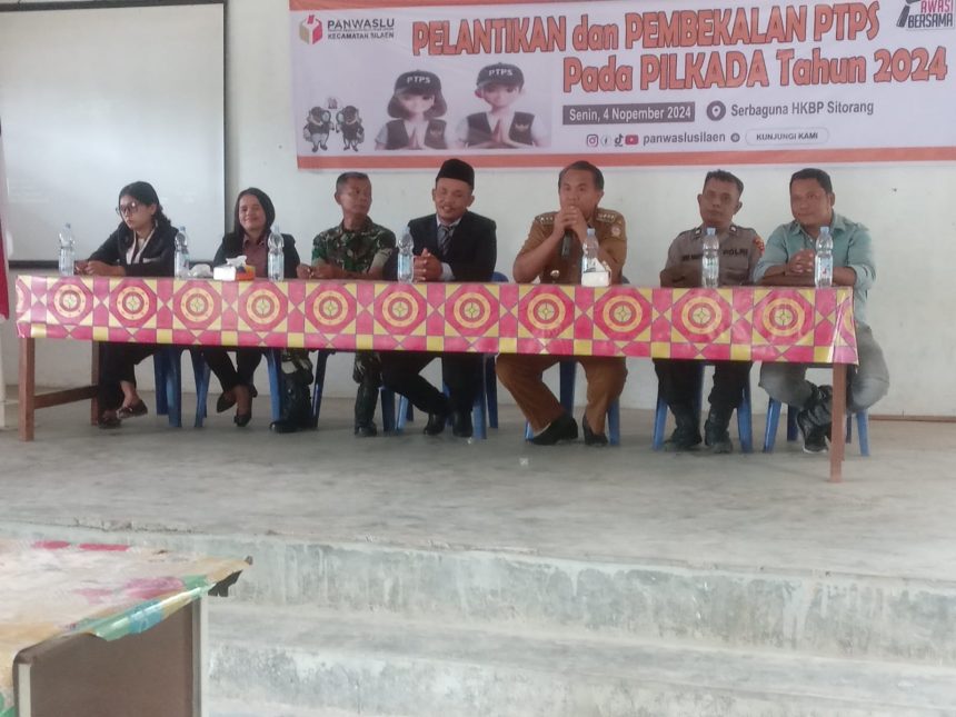PELANTIKAN DAN PEMBEKALAN PTPS PADA PILKADA TAHUN 2024