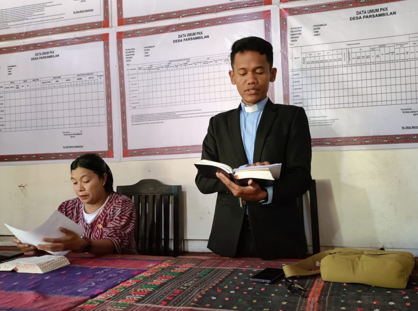 Kebaktian bersama Pemerintah Kecamatan, Pemerintah Desa & para lansia di Desa Parsambilan Kec. Silaen. Jumat, 29 Mei 2026.
