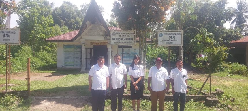 Montoring lapangan desa Pardomuan. Kamis, 8 Juli 2026.